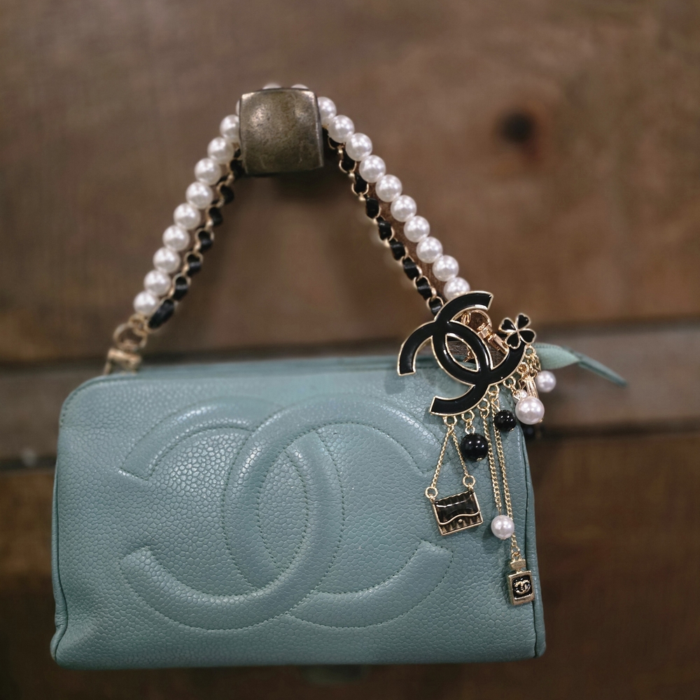Chanel Blue Leather Women's Bag